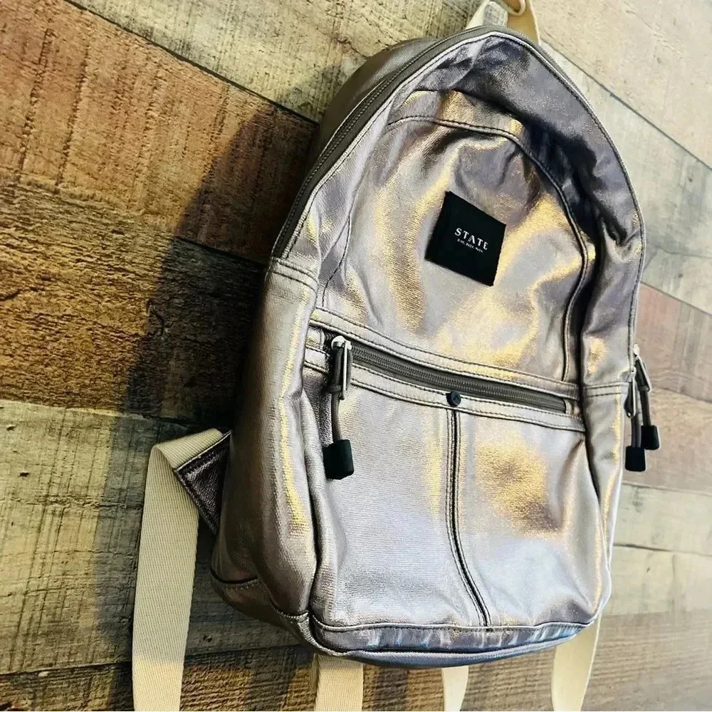 State Kane Metallic Backpack - Picture 5 of 10